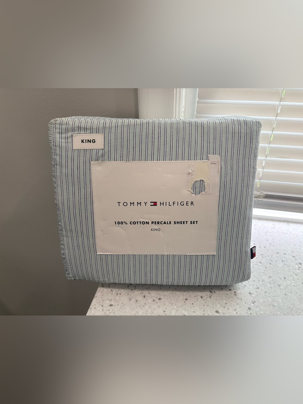 NWT Tommy Hilfiger Highland Ticking Stripe in King Size